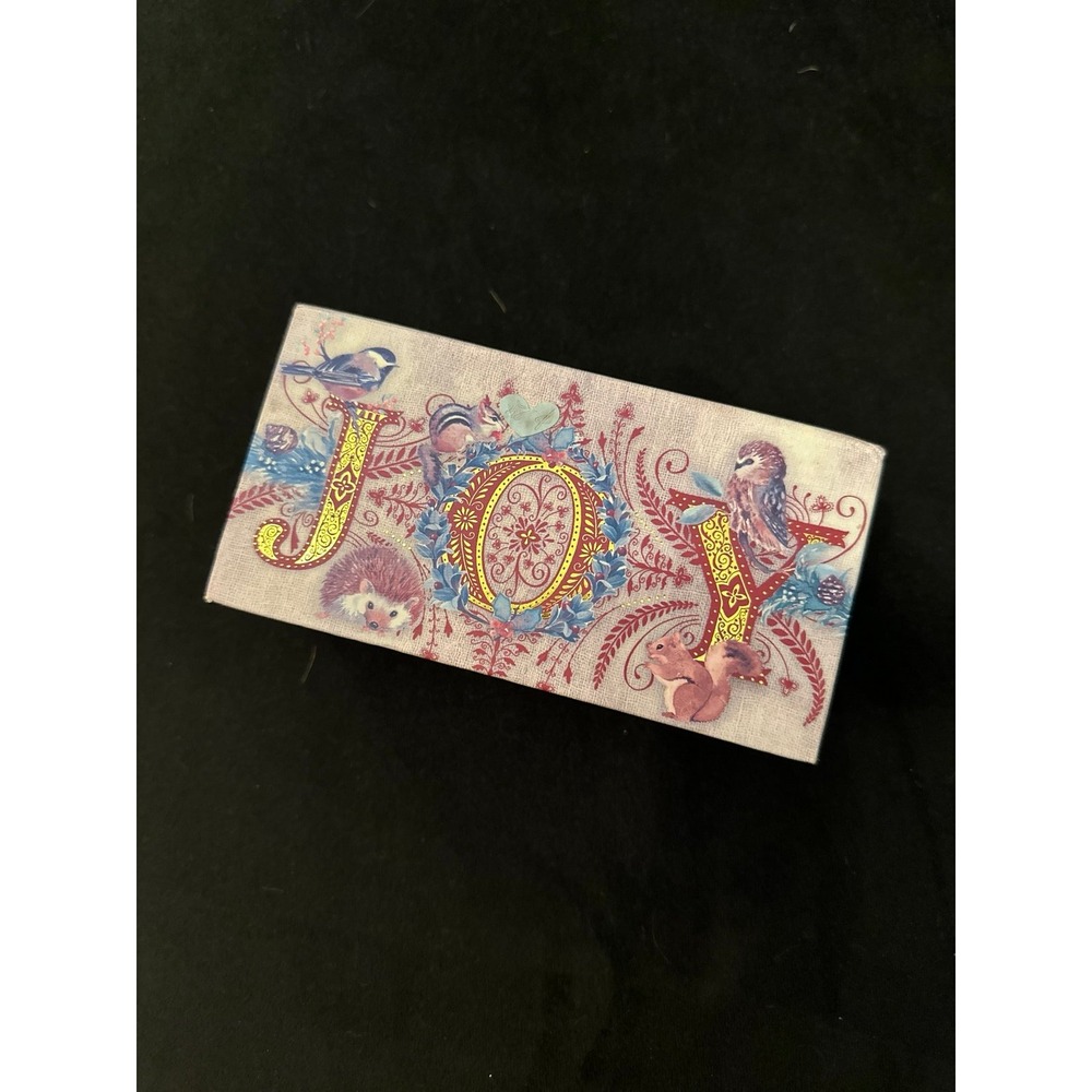 NEW Punch Studio "JOY" Musical Keepsake Soap Box Plays Joy To The World